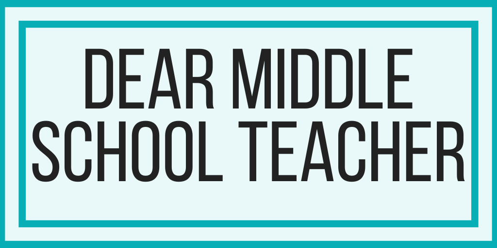 Dear Middle School Teacher With A Visually Impaired Student