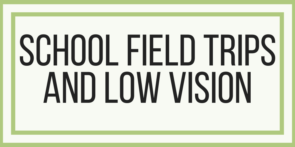 School Field Trips And Low Vision