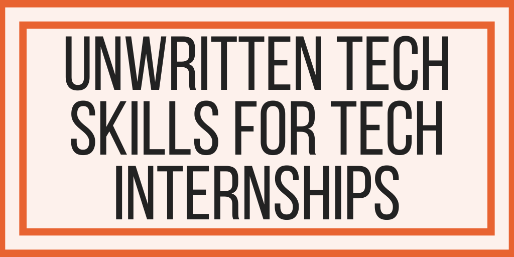 Unwritten Tech Skills For Tech Internships: PM Intern With Low Vision